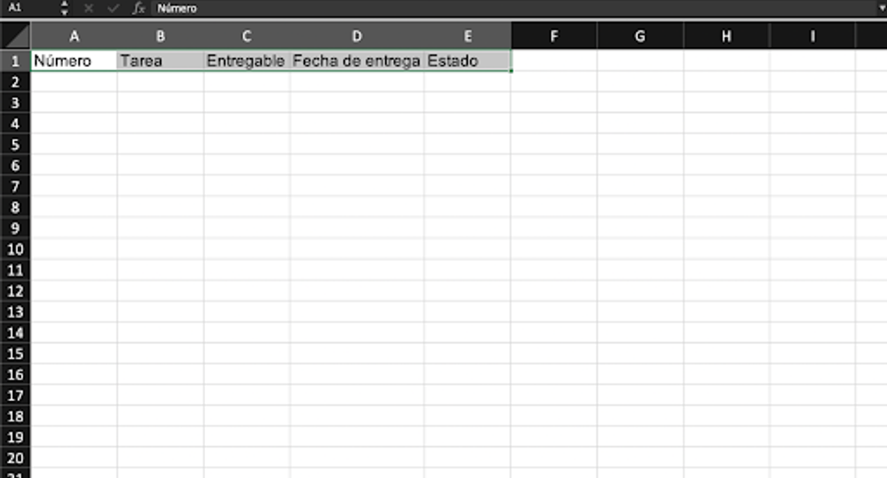 Cómo hacer un organizador de tareas en Excel